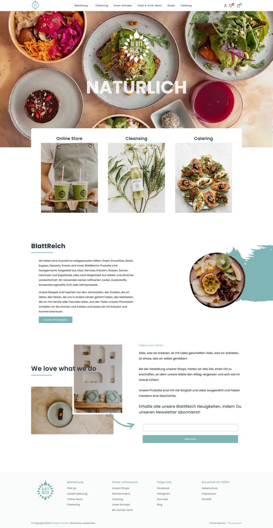 BlattReich.de homepage screenshot