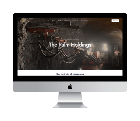 ThePalmHoldings.com - Screenshot